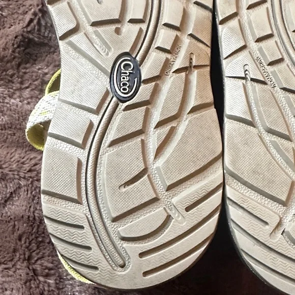 Chaco Z/1 Sandals with Yellow and Gray Straps - Picture 7 of 10